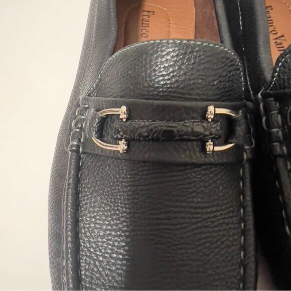 Franco Vanucci Men's Versatile Styles Faux Leather Black Driving Shoes Size 11.5 - Picture 6 of 10